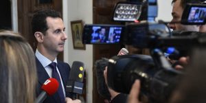 Präsident Dr. al-Assad am 9.1.2017, Photo: SANA